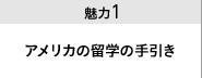 魅力１ アメリカ留学の手引き